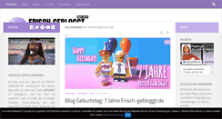 Desktop Screenshot of frisch-gebloggt.de