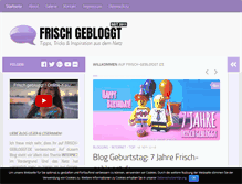 Tablet Screenshot of frisch-gebloggt.de